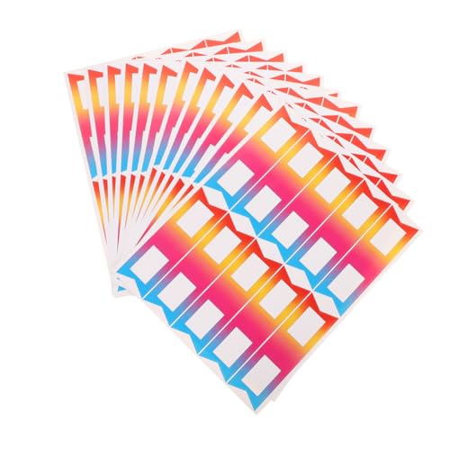 DINHEAROM 24 Blatt Kabelbeschriftungs Selbstklebende Beschreibbare Aufkleber für Kabelmanagement Farbcodierte und Wiederverwendbare Drahtetiketten für Elektronik für Zuhause DINHEAROM 24 Blatt Kabelbeschriftungs Selbstklebende Beschreibbare Aufkleber für Kabelmanagement Farbcodierte und Wiederverwendbare Drahtetiketten für Elektronik für Zuhause von DINHEAROM