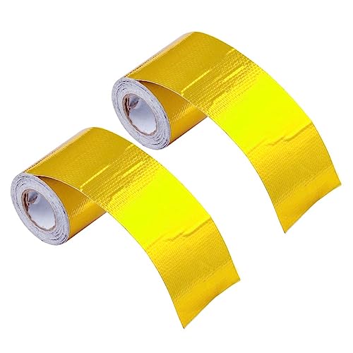 DINHEAROM 2Rollen Aluminium Folienband Hitzebeständiges Klebeband für Reparaturen Stark Haftend für Industrielle Anwendungen Abdichtungen Einfach Abziehbar DINHEAROM 2Rollen Aluminium Folienband Hitzebeständiges Klebeband für Reparaturen Stark Haftend für Industrielle Anwendungen Abdichtungen Einfach Abziehbar von DINHEAROM