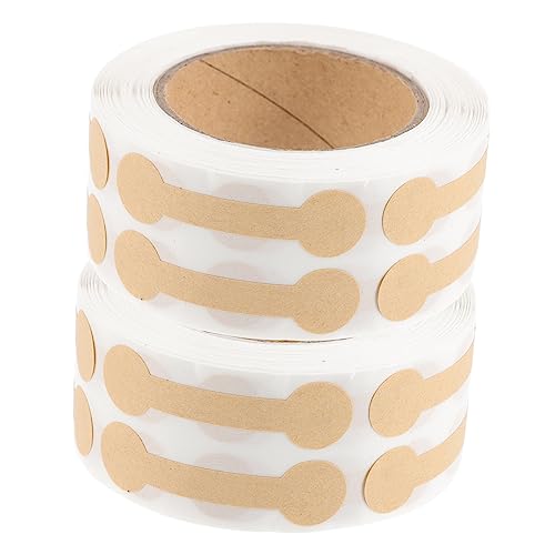 DINHEAROM 2Rollen Geschenkverpackung Aufkleber Braune Geschenketiketten für Geschenktüten Umschläge und Stark Haftend Einfach zu Verwenden DIY Dekoration DINHEAROM 2Rollen Geschenkverpackung Aufkleber Braune Geschenketiketten für Geschenktüten Umschläge und Stark Haftend Einfach zu Verwenden DIY Dekoration von DINHEAROM