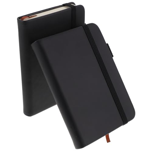 DINHEAROM 2Stücke Notizbuch Teiliges Tragbares Notizbuch für Notizblock Taschengröße Design für Effizientes Notieren für Business und Freizeit von DINHEAROM