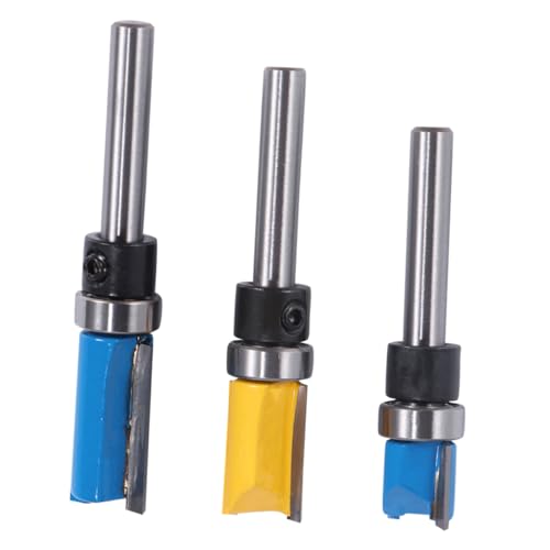 DINHEAROM 3 Stück Teiliges Bündigfräser Schaft Gerade Fräser für Holz Oberfräse Cnc Holzfräsen Holzschnitzerei Präzise Hitzebeständig Splitterfrei für Spanplatte DINHEAROM 3 Stück Teiliges Bündigfräser Schaft Gerade Fräser für Holz Oberfräse Cnc Holzfräsen Holzschnitzerei Präzise Hitzebeständig Splitterfrei für Spanplatte von DINHEAROM