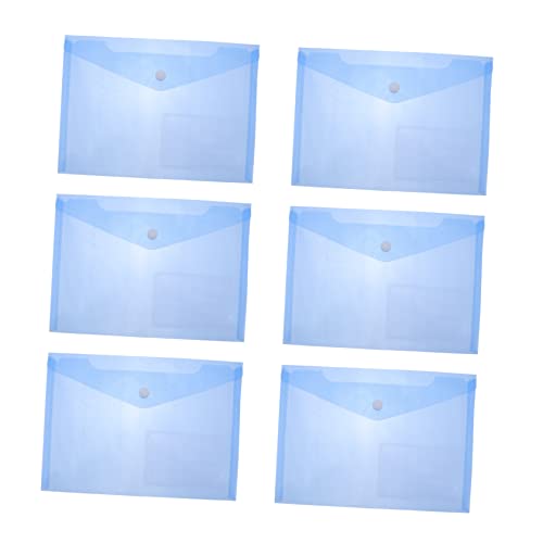 DINHEAROM 30Stücke Transparente Dokumententaschen Snap Button File Organizer für Schule und Büro für Dokumente und Briefpapier Platzsparend und Übersichtlich von DINHEAROM