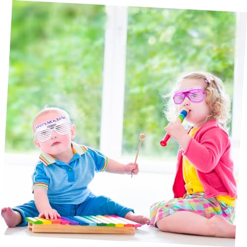 DINHEAROM 4 Stück LED Partybrille Year Supplies Leuchtende Jalousie Komfortabel Passform Kreatives Design für Silvester Karneval Halloween Feier Zufällige Farbe DINHEAROM 4 Stück LED Partybrille Year Supplies Leuchtende Jalousie Komfortabel Passform Kreatives Design für Silvester Karneval Halloween Feier Zufällige Farbe von DINHEAROM