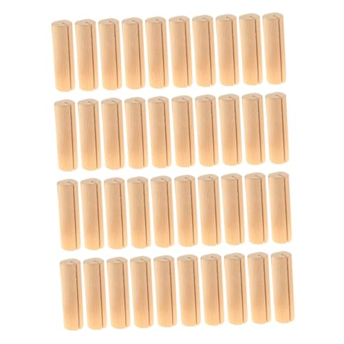 DINHEAROM 40 Stück Teiliges Holz Kartenhalter mit Flachem Sockel und Wiederverwendbar als Tischkartenhalter für Hochzeit Büro Party und Festliche Dekoration Fester Halt für Karten und Fotos DINHEAROM 40 Stück Teiliges Holz Kartenhalter mit Flachem Sockel und Wiederverwendbar als Tischkartenhalter für Hochzeit Büro Party und Festliche Dekoration Fester Halt für Karten und Fotos von DINHEAROM