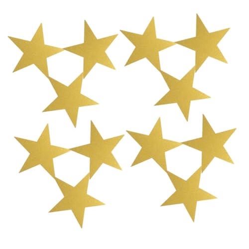 DINHEAROM 48 Stück Teiliges Goldglitzer Reißfest Funkelnd für Klassenzimmer Pinnwand Dekoration Kreative Diy Handzeichnung und Wandgestaltung für Bulletin Board Designs DINHEAROM 48 Stück Teiliges Goldglitzer Reißfest Funkelnd für Klassenzimmer Pinnwand Dekoration Kreative Diy Handzeichnung und Wandgestaltung für Bulletin Board Designs von DINHEAROM