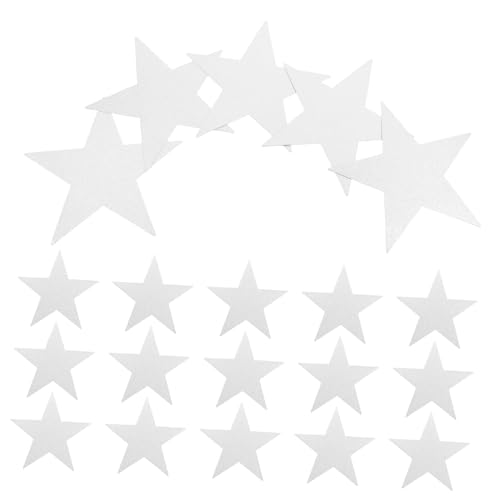 DINHEAROM 48 Stück Teiliges mit Glitzereffekt Stabile Handgeschnittene Stern Ausschnitte aus Silber Glitzerpapier Vielseitige Basteldekoration für Schulprojekte Pinnwände Klassenzimmer und DINHEAROM 48 Stück Teiliges mit Glitzereffekt Stabile Handgeschnittene Stern Ausschnitte aus Silber Glitzerpapier Vielseitige Basteldekoration für Schulprojekte Pinnwände Klassenzimmer und von DINHEAROM