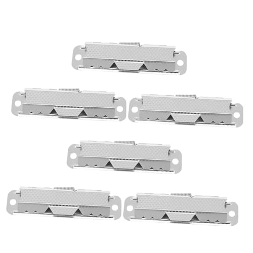 DINHEAROM 6 Stück Teiliges Metall Klemmbrett Clips Austauschbare Büroklammern für Dokumente Rechnungen und Notizen Langlebig für Büro und Alltag DINHEAROM 6 Stück Teiliges Metall Klemmbrett Clips Austauschbare Büroklammern für Dokumente Rechnungen und Notizen Langlebig für Büro und Alltag von DINHEAROM