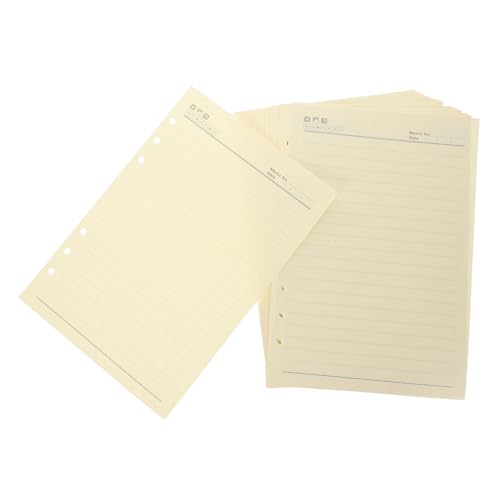 DINHEAROM 60 Blatt Liniertes Nachfüllpapier mit Lochung Glattes Strapazierfähiges Loose Leaf Papier für Ringordner Geeignet für Planer Notizbuch Tagebuch und Reiseorganizer DINHEAROM 60 Blatt Liniertes Nachfüllpapier mit Lochung Glattes Strapazierfähiges Loose Leaf Papier für Ringordner Geeignet für Planer Notizbuch Tagebuch und Reiseorganizer von DINHEAROM