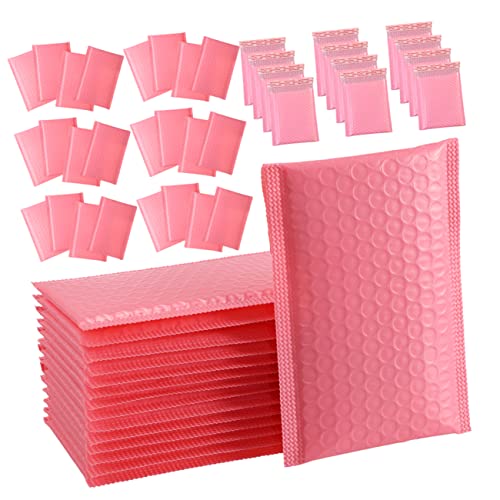 DINHEAROM 60Stücke Luftpolster Versandtaschen Selbstklebend Rip Resistent für Sichere Pakete und Kostengünstigen Versand von Kleidung und Geschenken von DINHEAROM