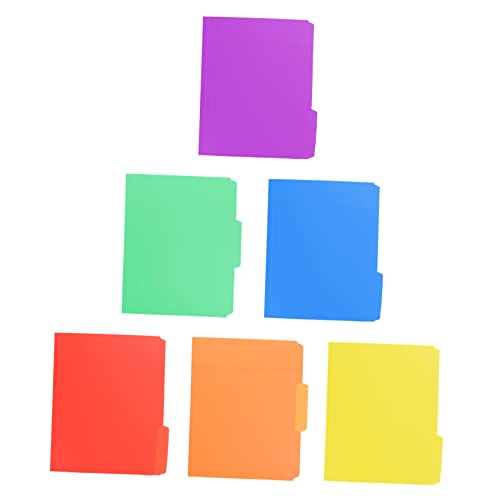 DINHEAROM 6Stücke Dokumentenordner aus Kunststoff Teilig mit Clip Design für Büroorganisation und Archivierung Langlebig und Praktisch für Tests und Unterlagen DINHEAROM 6Stücke Dokumentenordner aus Kunststoff Teilig mit Clip Design für Büroorganisation und Archivierung Langlebig und Praktisch für Tests und Unterlagen von DINHEAROM