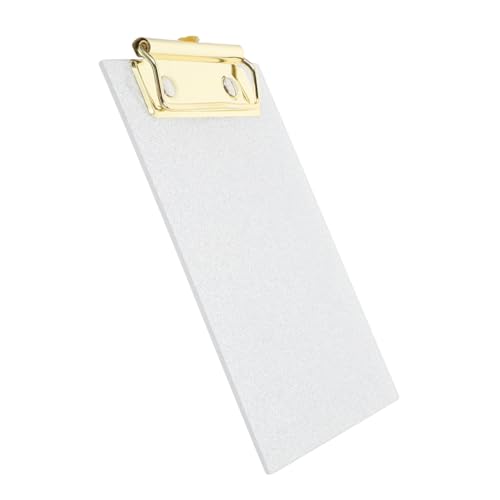 DINHEAROM Acryl Schreibtafel Clip Großes Klemmbrett Kleine Klemmbretter Büroklammerhalter Klemmbrett Ordner Klemmbrett Clips Manager Ordner Restaurant Klemmbrett Rechnungs von DINHEAROM