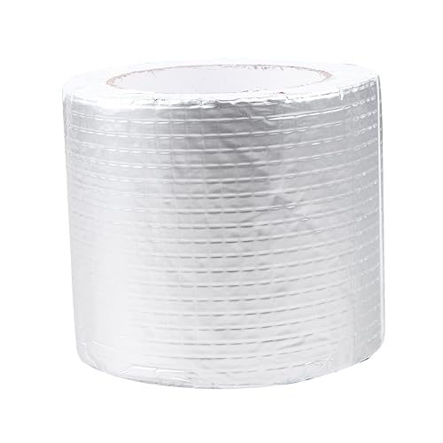 DINHEAROM Butylkautschuk Reparaturband Wasserdichtes Aluminiumfolie Klebeband für Dach Rohre Fensterbänke Starke Haftkraft Einfach zu Bedienen für Reparaturen von DINHEAROM