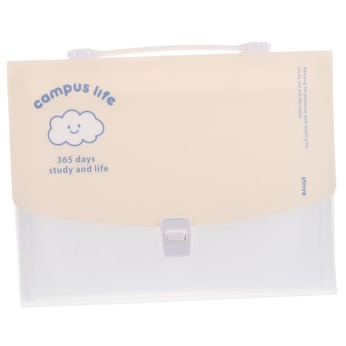 DINHEAROM Dokumentenordner Handheld Expandierbarer Organizer Großer Kapazitäts Organizer für Wichtige Unterlagen und Stilvolles Design für Büro und Zuhause Zufällige Farbe von DINHEAROM