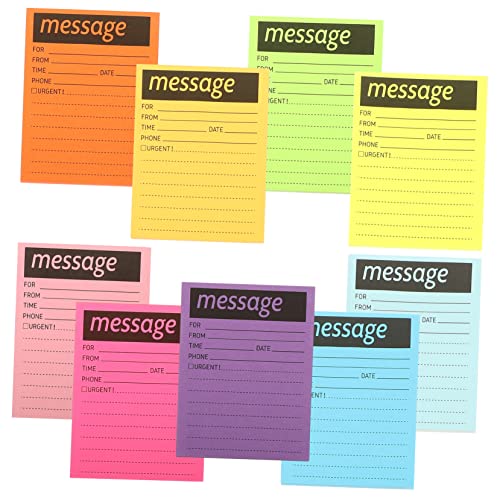DINHEAROM Farbenfrohe Haftnotizen Multifunktionale Memo Pads für Büro Schule und Zuhause Selbstklebend Tragbar für Erinnerungen und Notizen von DINHEAROM