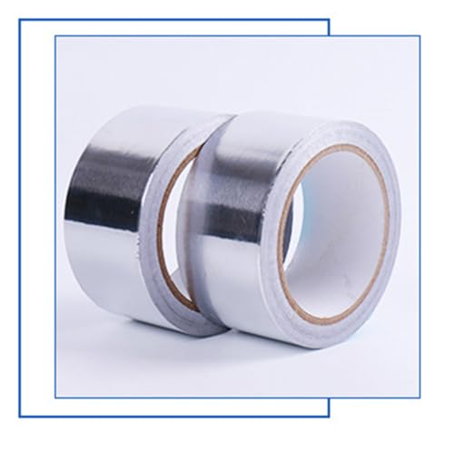 DINHEAROM Hochtemperaturbeständiges Aluminium Folien Klebeband Dichtungsband für Flexible Anwendungen Klimaanlagen Kühlschränken und Fahrzeugen DINHEAROM Hochtemperaturbeständiges Aluminium Folien Klebeband Dichtungsband für Flexible Anwendungen Klimaanlagen Kühlschränken und Fahrzeugen von DINHEAROM