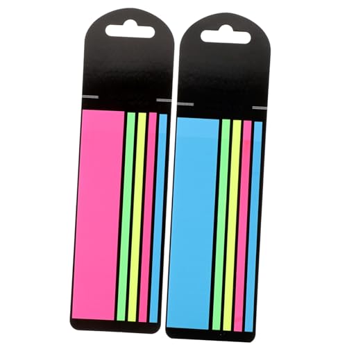 DINHEAROM Lesestreifen Schachteln Selbstklebende Seitenmarker Leseaufkleber Fluoreszierende Klebezettel für Haushalt Wiederverwendbare Markierungsfahnen DINHEAROM Lesestreifen Schachteln Selbstklebende Seitenmarker Leseaufkleber Fluoreszierende Klebezettel für Haushalt Wiederverwendbare Markierungsfahnen von DINHEAROM