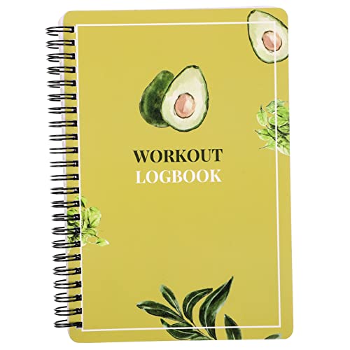 DINHEAROM Notizbuch für Gesundheitsmanagement Tragbarer Planer zur Trainingsprotokollierung für Fitnesspläne und Ernährungsaufzeichnungen Praktisch und Leicht von DINHEAROM