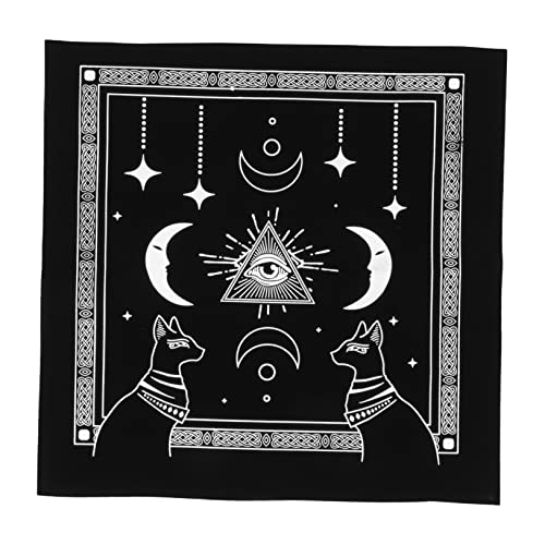 DINHEAROM Tarot Tischdecke aus Hochwertige Altartuch für Wahrsagung Kartomantie mit Klaren Mustern von Mond Sonne Sternen für Tarotlesungen als Dekorativer Tischschutz DINHEAROM Tarot Tischdecke aus Hochwertige Altartuch für Wahrsagung Kartomantie mit Klaren Mustern von Mond Sonne Sternen für Tarotlesungen als Dekorativer Tischschutz von DINHEAROM