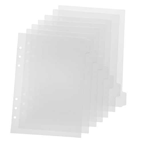 DINHEAROM Trennseiten für Lose Abnehmbare Index Tabs für Notizbücher Praktische Divider für Büro und Zuhause Bücher mit Weißen Trennkarten DINHEAROM Trennseiten für Lose Abnehmbare Index Tabs für Notizbücher Praktische Divider für Büro und Zuhause Bücher mit Weißen Trennkarten von DINHEAROM