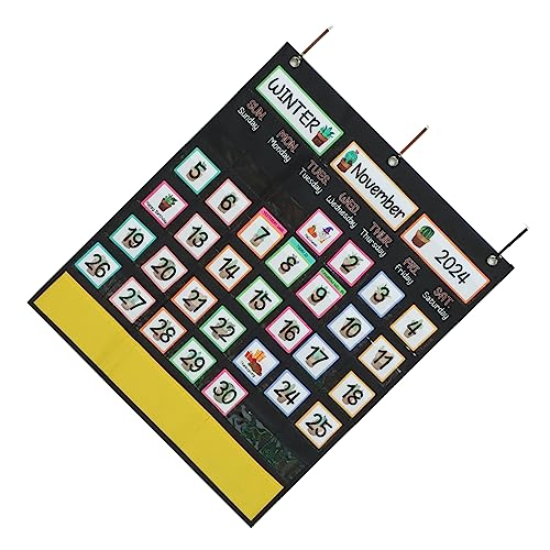 DINHEAROM Wandkalender mit Taschen Wochenkalender für Klassenzimmer Pädagogischer Kalenderbeutel mit Großer Kapazität Vielseitig für Schule und Zuhause Praktische Organisation für Lehrer DINHEAROM Wandkalender mit Taschen Wochenkalender für Klassenzimmer Pädagogischer Kalenderbeutel mit Großer Kapazität Vielseitig für Schule und Zuhause Praktische Organisation für Lehrer von DINHEAROM