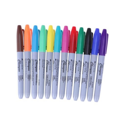 DINHEAROM Wasserfester Tattoo Marker Stift Farben Präzise Hautmarkierung für Tattoos und Piercings Langlebig Verschmierend für Sicheres Zeichnen Haut von DINHEAROM