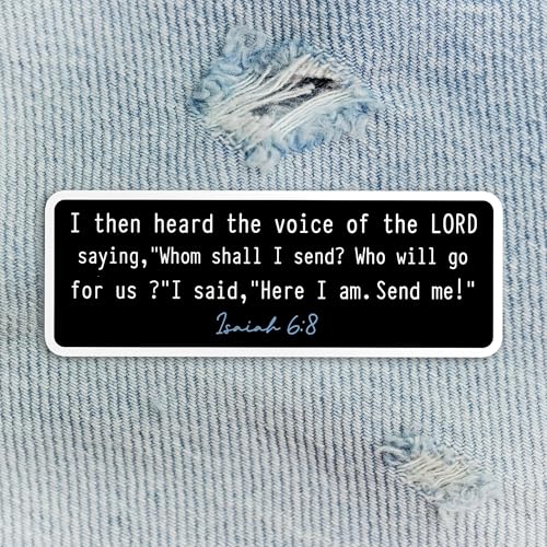Aufnäher mit Aufschrift "Isaiah 6 8 The Lord Saying Who Shall I Send", Bibel, christlich, religiös, bestickt, zum Aufbügeln, für Mützen, Rucksäcke, Jacken, Uniform, DIY, PVC-Geschenke, 7,6 cm Aufnäher mit Aufschrift "Isaiah 6 8 The Lord Saying Who Shall I Send", Bibel, christlich, religiös, bestickt, zum Aufbügeln, für Mützen, Rucksäcke, Jacken, Uniform, DIY, PVC-Geschenke, 7,6 cm von DINKOUTER