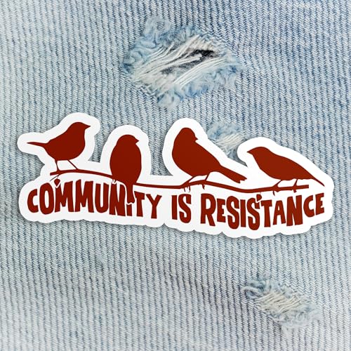 Community is Resistance Patch Anarchist Leftist LGBTQ Political Liberal Human Rights Embroidered Patches Iron On Embroidery Patch for Caps, Backpacks, Jackets, Uniform DIY PVC Patches Gifts 7,6 cm Community is Resistance Patch Anarchist Leftist LGBTQ Political Liberal Human Rights Embroidered Patches Iron On Embroidery Patch for Caps, Backpacks, Jackets, Uniform DIY PVC Patches Gifts 7,6 cm von DINKOUTER