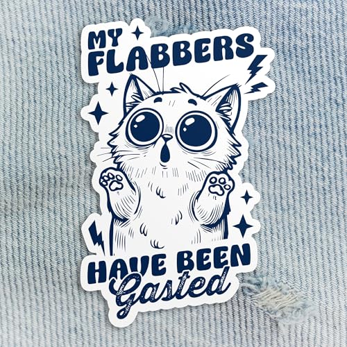 My Flabbers Have Been Gasted Patch Lustiger sarkastischer Spruch Katze Bestickte Patches Bügelbild Stickerei Patch für Mützen, Rucksäcke, Jacken, Uniform, DIY PVC Patches Geschenke 7,6 cm My Flabbers Have Been Gasted Patch Lustiger sarkastischer Spruch Katze Bestickte Patches Bügelbild Stickerei Patch für Mützen, Rucksäcke, Jacken, Uniform, DIY PVC Patches Geschenke 7,6 cm von DINKOUTER