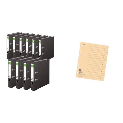 Original DINOR Ordner-Wolkenmarmor-Recycling 10er Pack 5 cm breit DIN A4 schwarz Aktenordner Briefordner Büroordner Grüner Balken Blauer Engel & Original Falken 100er Pack Trennblätter Original DINOR Ordner-Wolkenmarmor-Recycling 10er Pack 5 cm breit DIN A4 schwarz Aktenordner Briefordner Büroordner Grüner Balken Blauer Engel & Original Falken 100er Pack Trennblätter von DINOR