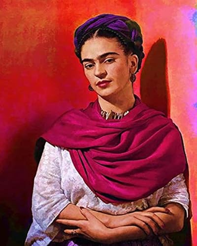 Malen nach Zahlen-Sets für Erwachsene, Ölgemälde-Set zum Selbermachen, Maler Frida, vorgedruckte Leinwand, Acrylfarbe, Malerei, Arbeiten für Zuhause, Wanddekoration, Geschenke, 40 x 50 cm, rahmenlos Malen nach Zahlen-Sets für Erwachsene, Ölgemälde-Set zum Selbermachen, Maler Frida, vorgedruckte Leinwand, Acrylfarbe, Malerei, Arbeiten für Zuhause, Wanddekoration, Geschenke, 40 x 50 cm, rahmenlos von DIODARK
