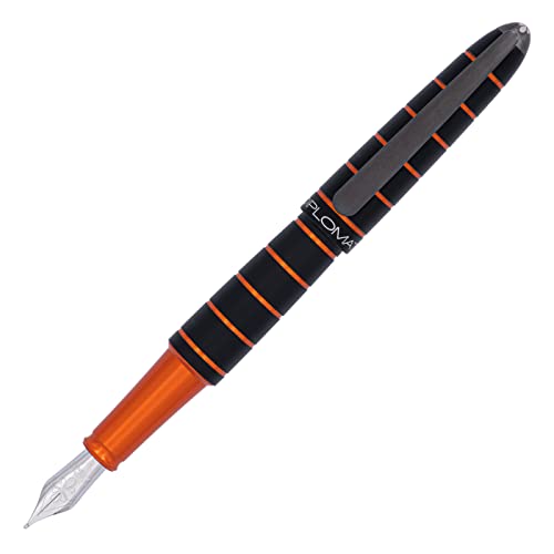 DIPLOMAT ELOX Füllfederhalter 14CT M/Handgefertigt/Feder aus 14-Karätigem Gold/mit Geschenkbox/Füllhalter Füller Fountain Pen/Füllfederhalter/Farbe: Schwarz Orange DIPLOMAT ELOX Füllfederhalter 14CT M/Handgefertigt/Feder aus 14-Karätigem Gold/mit Geschenkbox/Füllhalter Füller Fountain Pen/Füllfederhalter/Farbe: Schwarz Orange von DIPLOMAT