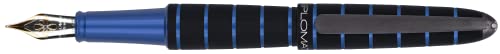 DIPLOMAT ELOX Füllfederhalter D40352018 14CT B/Handgefertigt/Feder aus 14-Karätigem Gold/mit Geschenkbox/Füllhalter Füller Fountain Pen/Füllfederhalter/Farbe: Schwarz Blau DIPLOMAT ELOX Füllfederhalter D40352018 14CT B/Handgefertigt/Feder aus 14-Karätigem Gold/mit Geschenkbox/Füllhalter Füller Fountain Pen/Füllfederhalter/Farbe: Schwarz Blau von DIPLOMAT