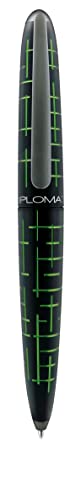 DIPLOMAT ELOX Kugelschreiber/Handgefertigt/mit Geschenkbox/Farbe: Schwarz Grün, 1 Stück (1er Pack) von DIPLOMAT