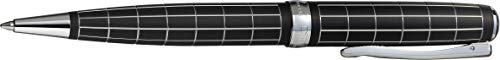 DIPLOMAT - Kugelschreiber Excellence A plus Raute guillochiert Lapis schwarz easyFLOW - Schick und elegant - Lange Lebensdauer - Lapis schwarz mit silberner Guilloche - 5 Jahre Garantie von DIPLOMAT