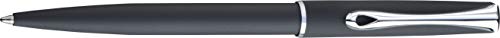 DIPLOMAT - Kugelschreiber Traveller schwarz matt easyFlow - Schick und elegant - 5-Jahre-Garantie - Langlebig - Lapis schwarz von DIPLOMAT