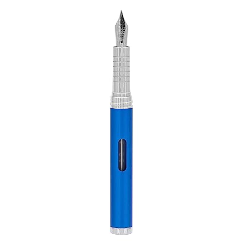 DIPLOMAT NEXUS Füllhalter Edelstahlfeder mit Tintenglas blau/Federstärken: B/Füllfederhalter/Handgefertigt/mit Geschenkbox/Füllhalter Füller Fountain Pen/Farbe: Blau/Chrom DIPLOMAT NEXUS Füllhalter Edelstahlfeder mit Tintenglas blau/Federstärken: B/Füllfederhalter/Handgefertigt/mit Geschenkbox/Füllhalter Füller Fountain Pen/Farbe: Blau/Chrom von DIPLOMAT