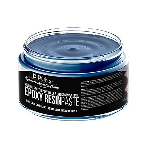 Epoxidharz Epoxy Pigment Farbpaste FERNBLAU BLUE ca. RAL 5023 Profi Hochpigmentierte Farbpaste für Epoxidharz Epoxy Resin Polyurethan Kunstharz Resin Art (30 Gramm) von DIPON.DE HIGH PERFORMANCE LIQUIDS & PIGMENTS