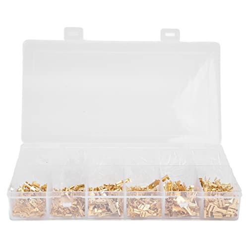 Draht -Crimp -Klemme Block Männliche weibliche Spatenanschlüsse Isolierte elektrische Schnellspleißkit für Haushaltsgeräte und Automobile 450pcs Gold Draht -Crimp -Klemme Block Männliche weibliche Spatenanschlüsse Isolierte elektrische Schnellspleißkit für Haushaltsgeräte und Automobile 450pcs Gold von DIRBAK