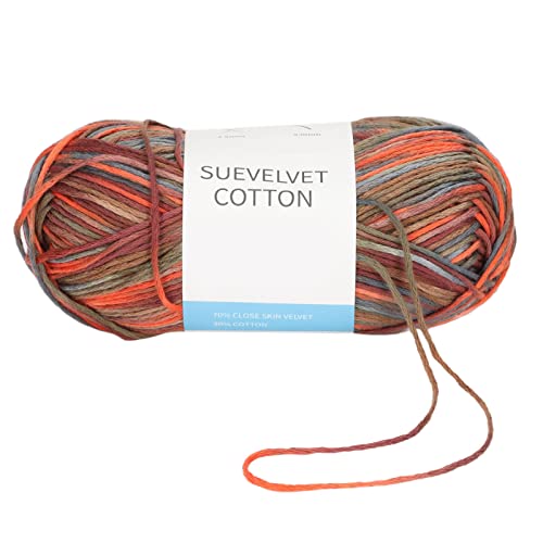 Häkelgarn -Strickgarn dickes Garn weich bequem mittelschicke Baumwollgarn für Anfänger und fortgeschrittene Schneider rauchrote Farbe 1 Stcs Häkelgarn -Strickgarn dickes Garn weich bequem mittelschicke Baumwollgarn für Anfänger und fortgeschrittene Schneider rauchrote Farbe 1 Stcs von DIRBAK