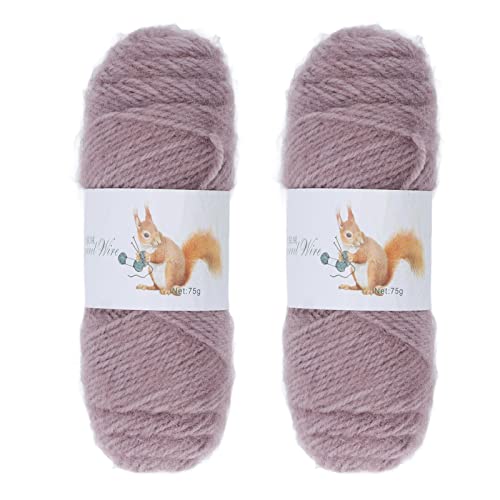 Häkelgarn einfach weiches Garn -Baumwollgarn Handgestrickte DIY -Produktion mittelgroßen grob für Handschuhpullover Schal 2pcs Häkelgarn einfach weiches Garn -Baumwollgarn Handgestrickte DIY -Produktion mittelgroßen grob für Handschuhpullover Schal 2pcs von DIRBAK
