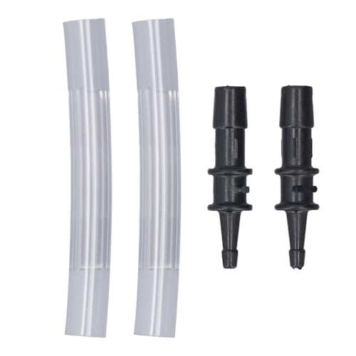 Manometerrohradapter Hochdruck ABS -Material 3/16 bis 5/16 Zoll Umwandlung für Druckrohre Industrieanwendungen 4 Pack von DIRBAK