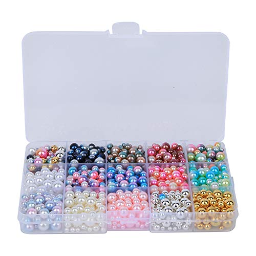 Nachahmung Perlen ABS Künstliche Perlen runden nicht löchern gefärbte Schmuck DIY Craft Projekte Kleidung Dekoration Accessoires Helle Farbe Superb Handwerkskunst 1140pcs Box Nachahmung Perlen ABS Künstliche Perlen runden nicht löchern gefärbte Schmuck DIY Craft Projekte Kleidung Dekoration Accessoires Helle Farbe Superb Handwerkskunst 1140pcs Box von DIRBAK