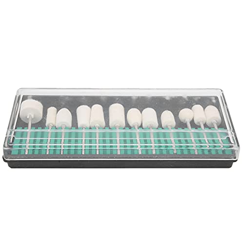 Nagelbohrer Bit Woll Filz Filzschleife Polierkopf tragbare Nagelbohrer Bits Set Accessoire für den Heimgebrauch und Nagel Salon 12pcs Nagelbohrer Bit Woll Filz Filzschleife Polierkopf tragbare Nagelbohrer Bits Set Accessoire für den Heimgebrauch und Nagel Salon 12pcs von DIRBAK