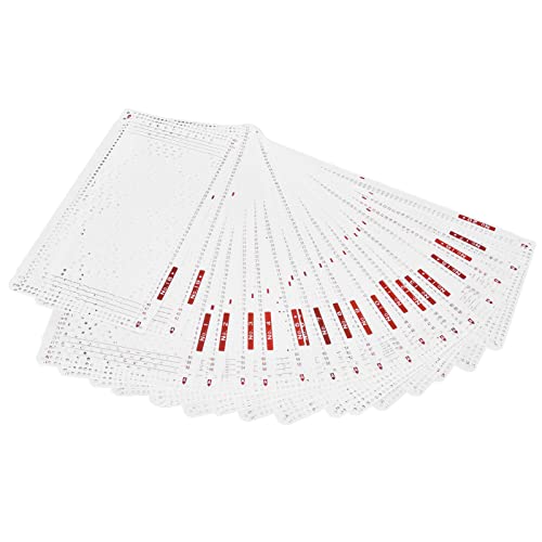 Punchkarten für Strickmaschinen Hochwertige weiche dauerhafte doppelseitige Druckmusterkarten für SK280 SK218 SK325 SK326 SK327 SK328 SK640 Plastik -Set von 20 Punchkarten für Strickmaschinen Hochwertige weiche dauerhafte doppelseitige Druckmusterkarten für SK280 SK218 SK325 SK326 SK327 SK328 SK640 Plastik -Set von 20 von DIRBAK