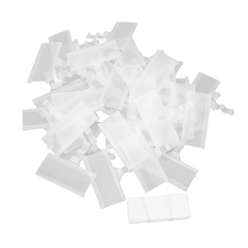 Regal -Etikettenhalter wiederverwendbare Plastikpreisschildhalter mit Clips und Karten für Supermärkte Einkaufszentren 50 Sets robustes minimalistisches Design Regal -Etikettenhalter wiederverwendbare Plastikpreisschildhalter mit Clips und Karten für Supermärkte Einkaufszentren 50 Sets robustes minimalistisches Design von DIRBAK