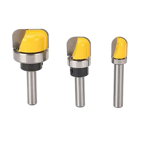 Router Bit 8mm Runde Schaftschale und Tablett Router Bit Cutter 3pcs Set Wolfram -Stahlholzbearbeitungswerkzeuge für Faserplattensperrholz -Partikelplatte von DIRBAK