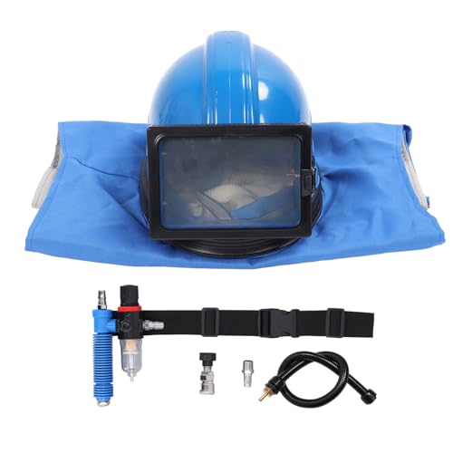 Sandblaster Helm Schutzhaube Luftspeisers Sandstrahlhelm 1/4 Zoll Einlass 13mm Gewinde zum Sprühen von Sandstrahlen Beschichten Reinigung Bauherstellung Sandblaster Helm Schutzhaube Luftspeisers Sandstrahlhelm 1/4 Zoll Einlass 13mm Gewinde zum Sprühen von Sandstrahlen Beschichten Reinigung Bauherstellung von DIRBAK