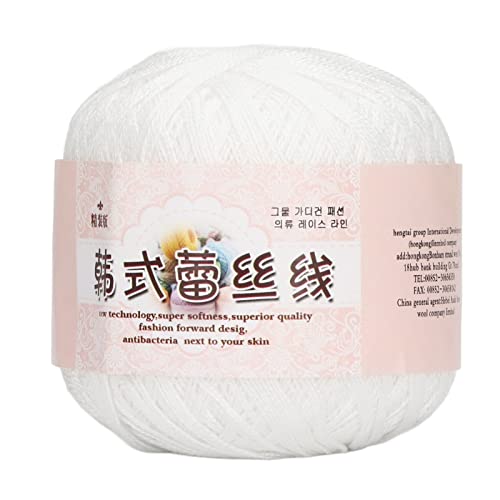 Spitzenfaden Häkeln Faden Baumwollgarn Anti -Pilling bequeme waschbare Baumwollhäkchenfaden zum Stricken von Kleidung DIY Crafts Haushalt Die meisten Szenarien 1 PC Spitzenfaden Häkeln Faden Baumwollgarn Anti -Pilling bequeme waschbare Baumwollhäkchenfaden zum Stricken von Kleidung DIY Crafts Haushalt Die meisten Szenarien 1 PC von DIRBAK