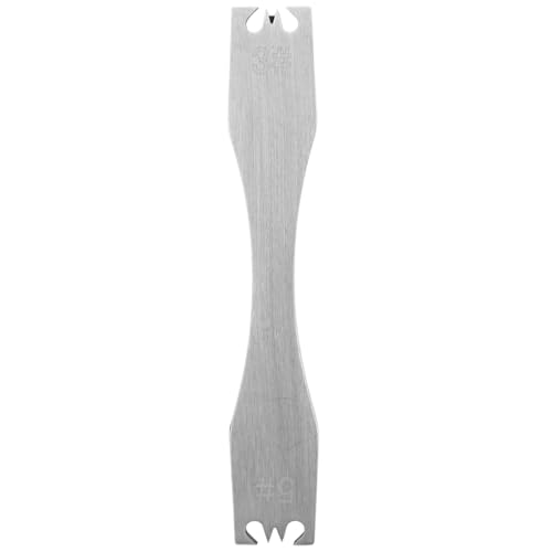 Zipper -Ausrüstungsentferner DIY -Handwerkzeuge Lederversorgungswerkzeug Hochleistung Haltbares Zipper -Zubehör für Lederhandwerk und Reparatur 3# 5# Dual Purpose Reißverschluss (Stahl 2) von DIRBAK