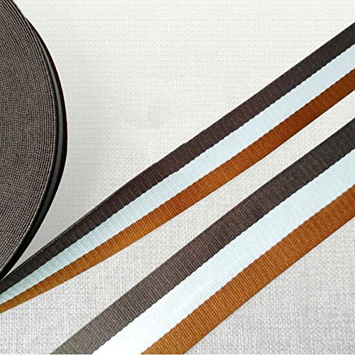 50mm 2" breit 38mm 25mm 1" Gurtband Kaffee Weiß Braun Gestreiftes Polyester Gurtband Twillband DIY handgemachtes Nähzubehör 50mm 2" breit 38mm 25mm 1" Gurtband Kaffee Weiß Braun Gestreiftes Polyester Gurtband Twillband DIY handgemachtes Nähzubehör von DIRKES